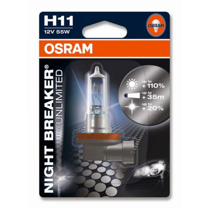 Лампа OSRAM H-11  Night Breaker блистер