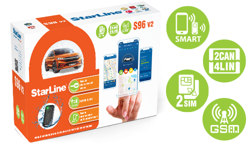 StarLine S96 V2 BT 2CAN+2LIN GSM